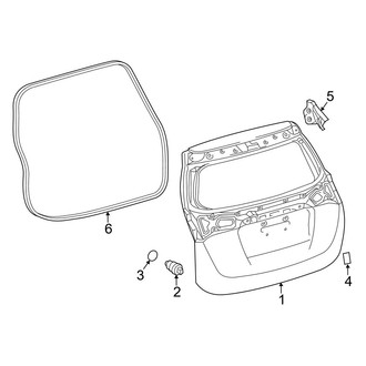 Toyota OE - Lift Gate - Gate & Hardware