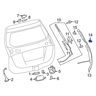 Toyota OE - Liftgate Object Sensor Nut