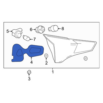 Toyota OE - Left Back Up Light Assembly Gasket