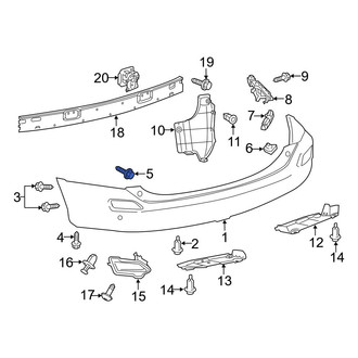 Toyota OE - Grille Bolt