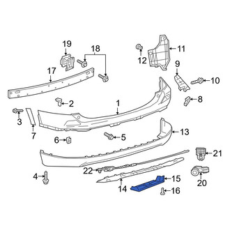 Toyota OE - Left Valance Panel Cap