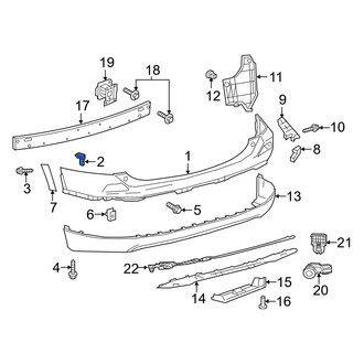 Toyota OE - Bumper Cover Retainer