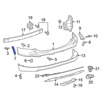 Toyota OE - Front Right Forward Wheel Arch Molding