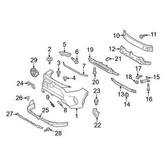 Toyota OE - Front Right Lower Tow Eye Cap