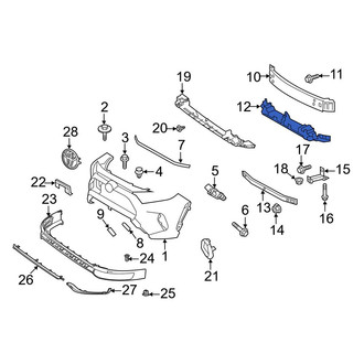 Toyota OE - Front Upper Bumper Impact Absorber
