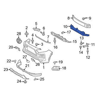 Toyota OE - Front Upper Bumper Impact Absorber