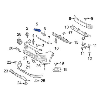 Toyota OE - Front Right Bumper Guide