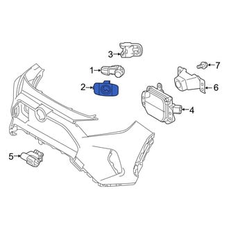 Toyota OE - Front Right Inner Parking Aid Sensor Housing