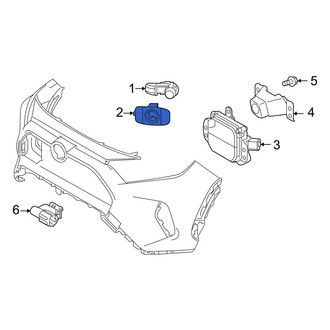Toyota OE - Front Right Outer Parking Aid Sensor Housing