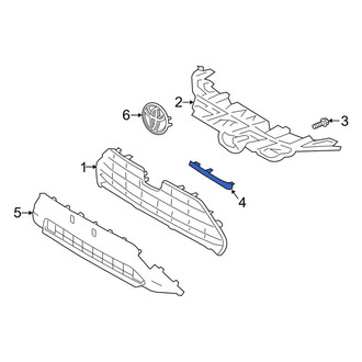 Toyota OE - Front Left Grille Molding