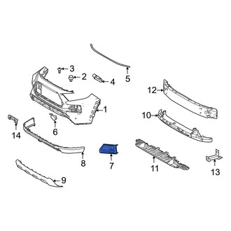 Toyota OE - Front Left Fog Light Trim