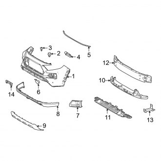 Toyota OE - Front Bumper & Grille - Bumper & Components (With Adventure, With TRD Off-Road), (Adventure / TRD Off-Road)