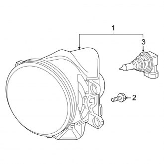 Toyota OE - Front Lamps - Fog Lamps (Round, W/O LED)