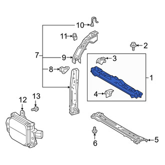 Toyota OE - Front Upper Radiator Support Tie Bar