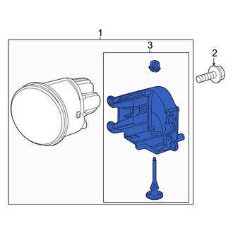 Toyota OE - Front Left Fog Light Bracket