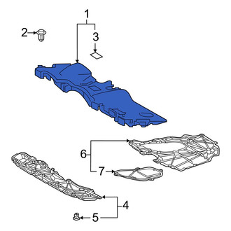 Toyota OE - Front Radiator Support Access Cover
