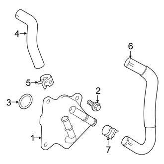 Toyota OE - Cooling - Engine Oil Cooler (Adventure / LE / Limited / TRD Off-Road / XLE / XLE Premium)