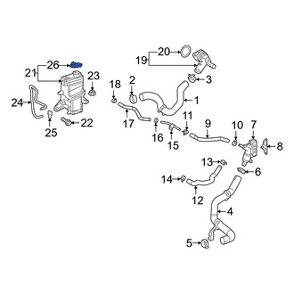 Toyota OE - Engine Coolant Reservoir Cap