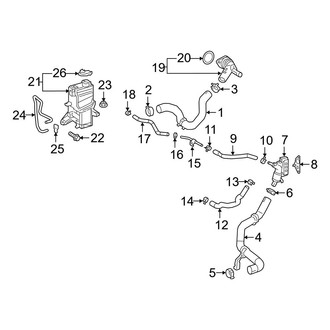 Toyota OE - Cooling - Radiator & Components (Reservoir & Hoses)