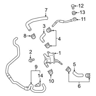 Toyota OE - Cooling - Trans Oil Cooler (Automatic CVT Tr)