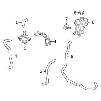 Toyota OE - Inverter Cooling Components (Hybrid LE / Hybrid Limited / Hybrid SE / Hybrid Woodland Edition / Hybrid XLE / Hybrid XLE Premium / Hybrid XSE)