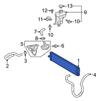 Toyota OE - Drive Motor Inverter Cooler