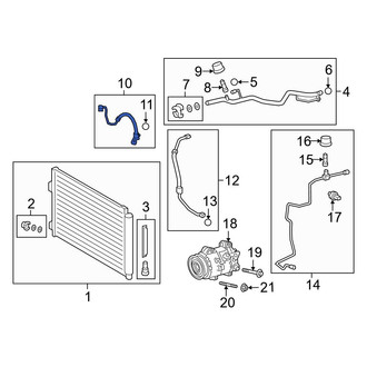 Toyota OE - A/C Refrigerant Discharge Hose