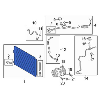 Toyota OE - A/C Condenser