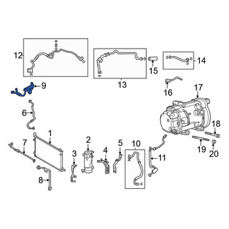Toyota OE - A/C Refrigerant Liquid Hose