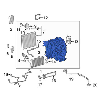 Toyota OE - HVAC Unit Case Assembly