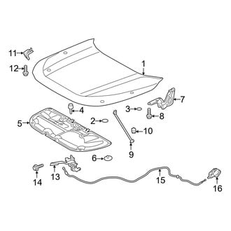 Toyota OE - Hood & Components