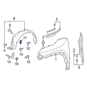 Toyota OE - Fender Liner Retainer