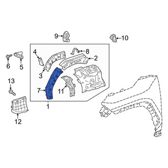 Toyota OE - Front Left Fender Apron Reinforcement