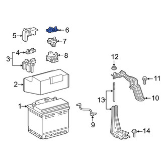 Toyota OE - Battery Cable Terminal End