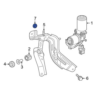 Toyota OE - ABS Hydraulic Assembly Nut