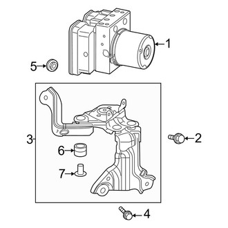 Toyota OE - Electrical - ABS Components (Hybrid LE / Hybrid Limited / Hybrid SE / Hybrid Woodland Edition / Hybrid XLE / Hybrid XLE Premium / Hybrid XSE)