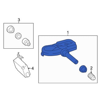 Toyota OE - Tire Pressure Monitoring System (TPMS) Sensor