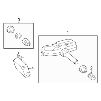 Toyota OE - Electrical - Tire Pressure Monitor Components