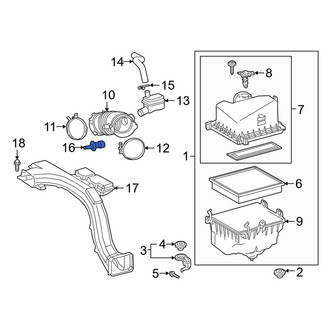 Toyota OE - Engine Air Intake Hose Adapter