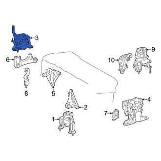 Toyota OE - Right Engine Mount