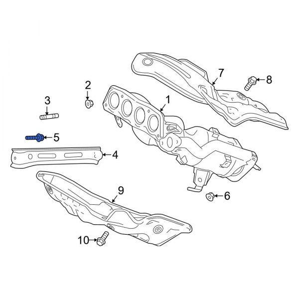 Exhaust Manifold Bolt