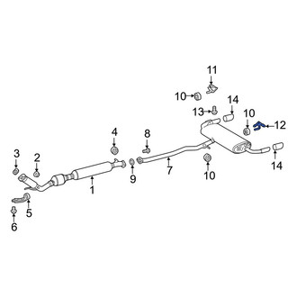 Toyota OE - Exhaust System Hanger Bracket