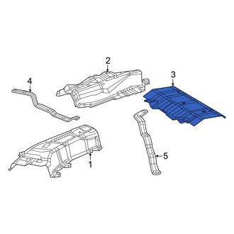 Toyota OE - Rear Floor Pan Heat Shield