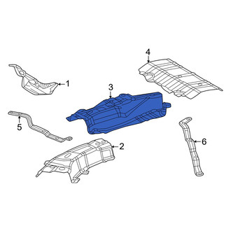 Toyota OE - Center Floor Pan Heat Shield