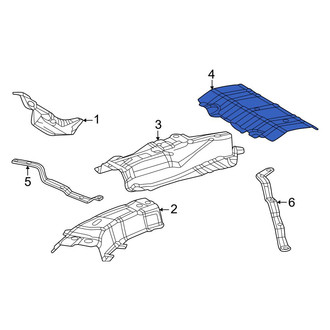 Toyota OE - Rear Floor Pan Heat Shield