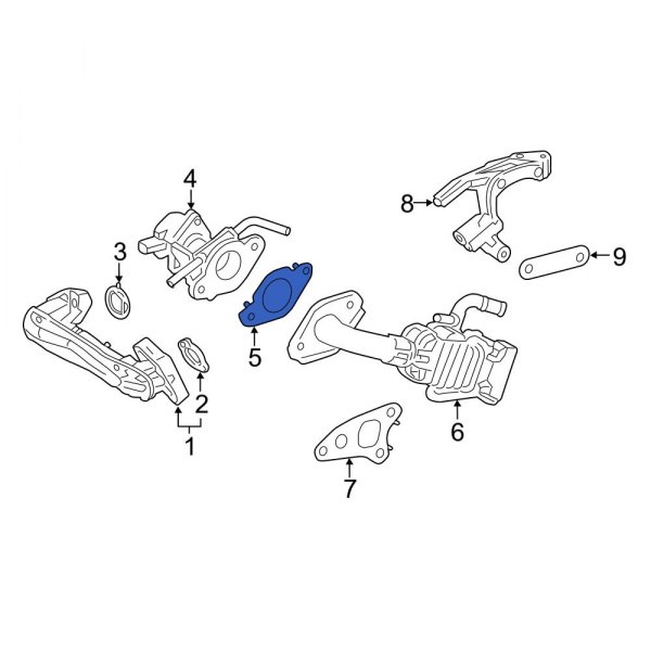 Exhaust Gas Recirculation (EGR) Valve Gasket