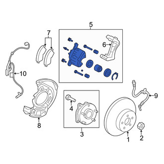 Toyota OE - Front Right Disc Brake Caliper