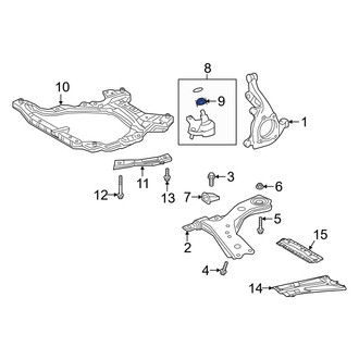 Toyota OE - Suspension Ball Joint Nut & Washer