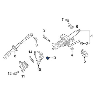 Toyota OE - Steering Coupling Boot Clip
