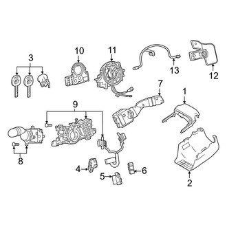 Toyota OE - Steering Column - Shroud, Switches & Levers